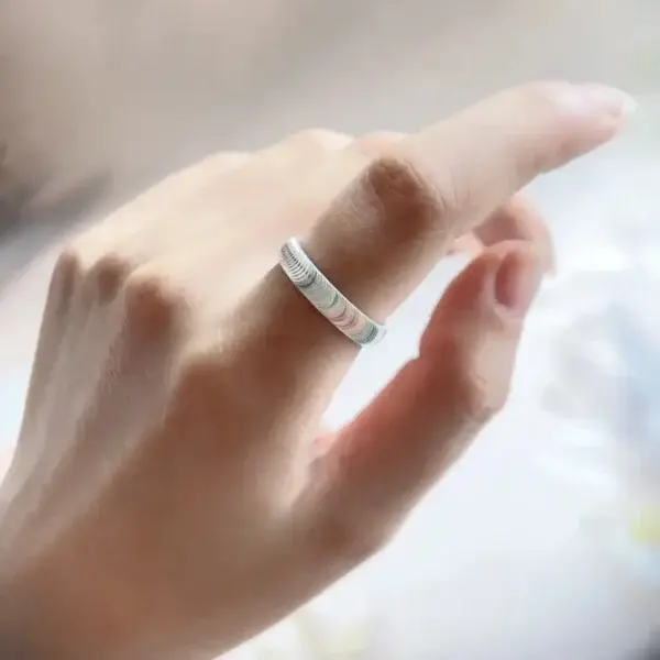 Lymphatic magnetic therapy cats eye ring