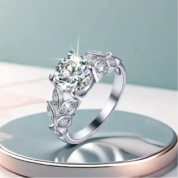 Magnetology Moissanite Diamond Ring