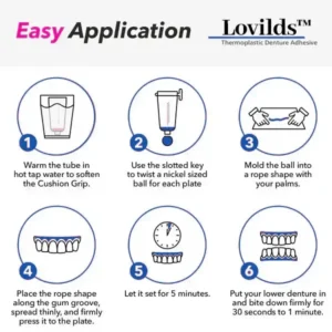 Thermoplastic Denture Adhesive