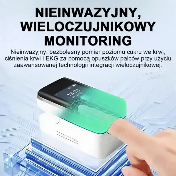 Wyprzedaż Noworoczna- Rabat – 70 % OFF Dokładne urządzenie do pomiaru poziomu glukozy we krwi