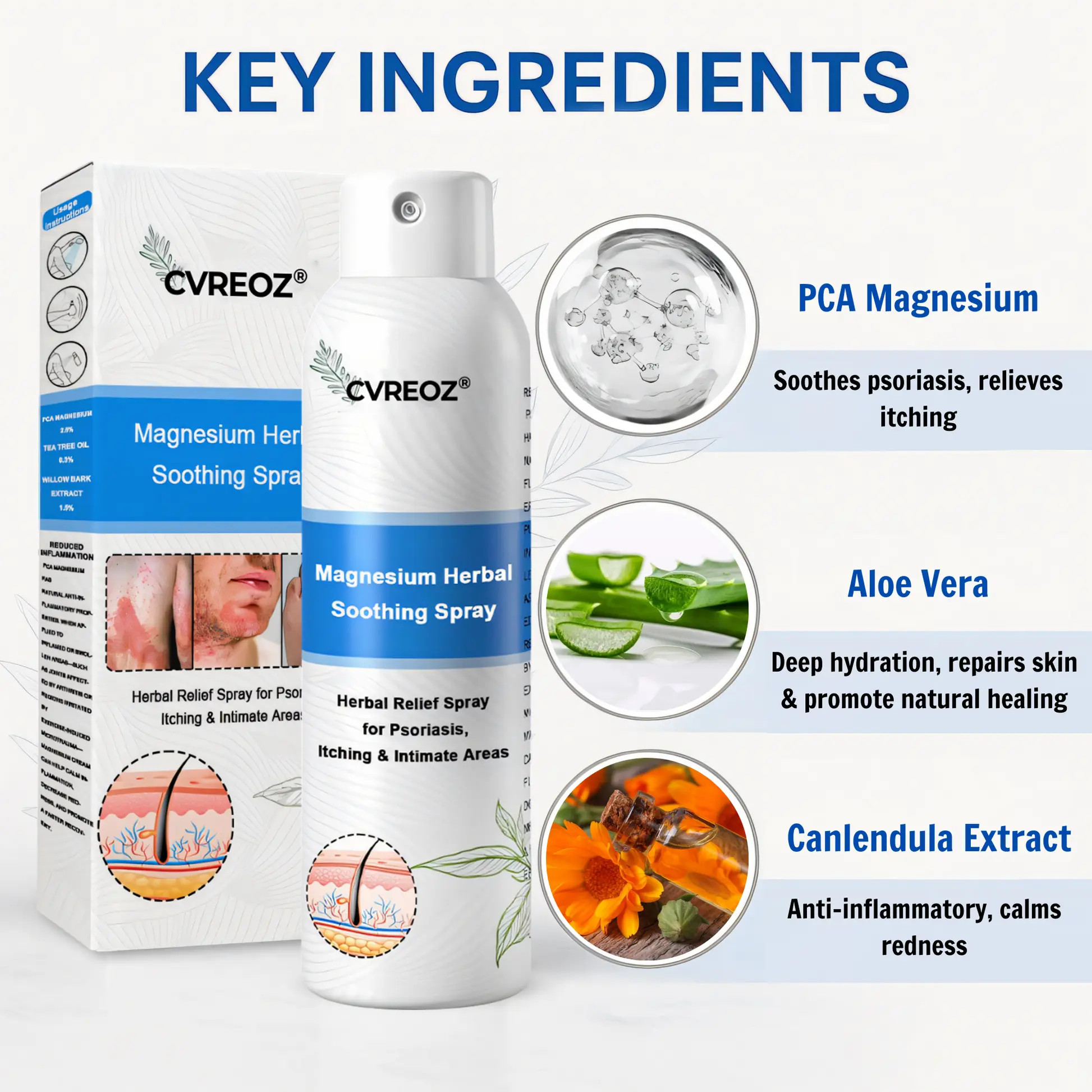 Magnesium Herbal Psoriasis Spray FDA Approved - Image 3
