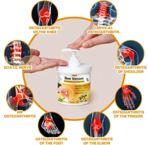 Bee Venom Pain Suppression Joint Healing Cream - Image 2
