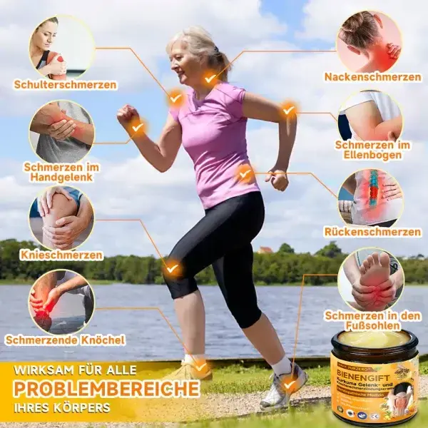Bienengift- und Kurkuma-Gelenk- und Knochenschmerzlinderungscreme - Image 13