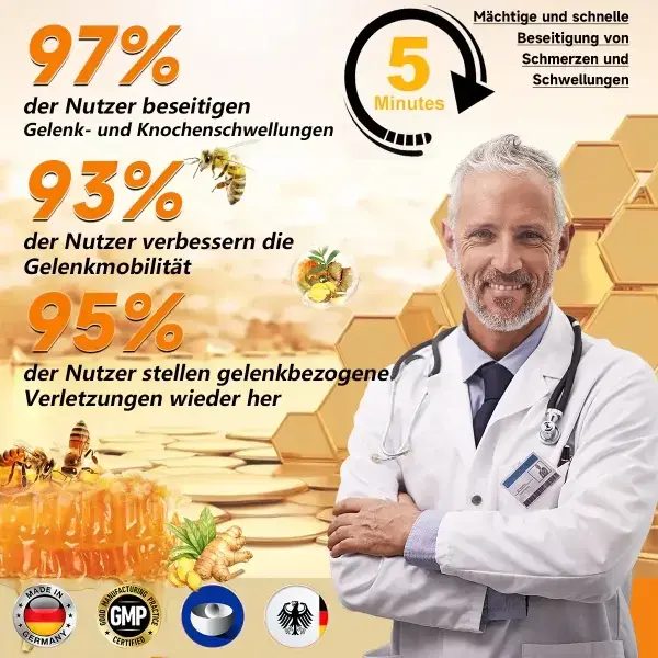 Bienengift- und Kurkuma-Gelenk- und Knochenschmerzlinderungscreme - Image 2