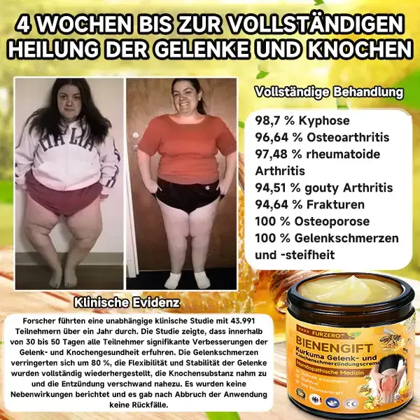 Bienengift- und Kurkuma-Gelenk- und Knochenschmerzlinderungscreme - Image 8