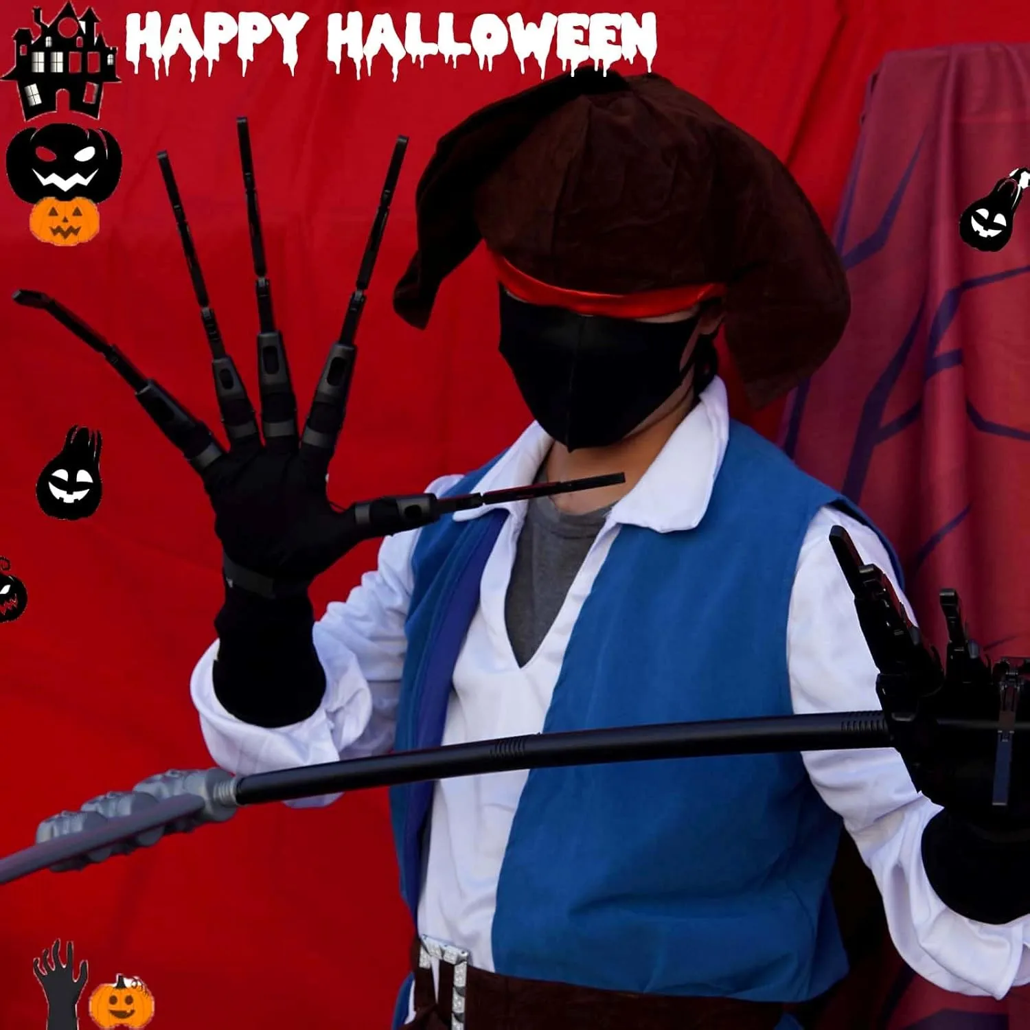 Halloween Articulated Fingers Fits All Finger Sizes - Image 5
