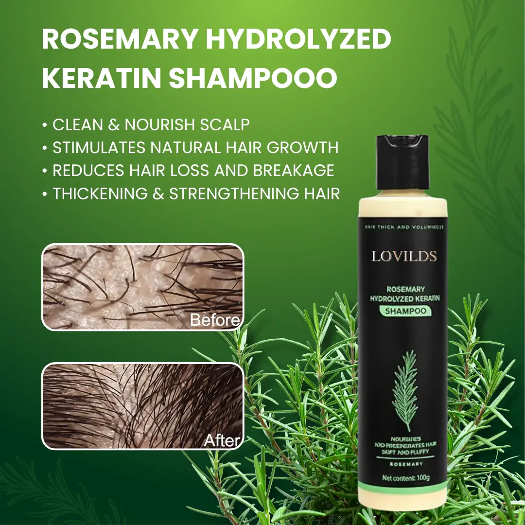 Rosemary Hydrolyzed Keratin Shampoo - Image 5