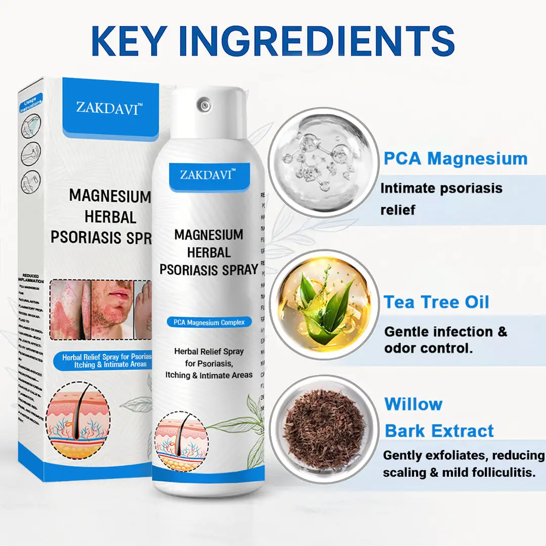 Magnesium Herbal Psoriasis Spray - Image 4