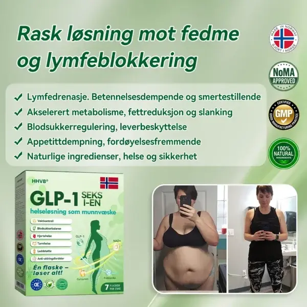 Seks-i-én helseløsning som munnvæske