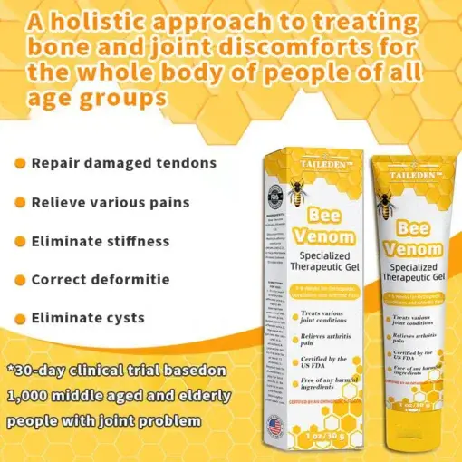 Bee Venom Joint Therapy Pain Relief Gel - Image 2