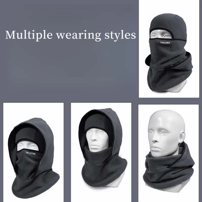 TAILEDEN ™ Outdoor Winter Warm Hat Neckband Integrated Cycling Mask Sports Ski Head Cover - Image 3