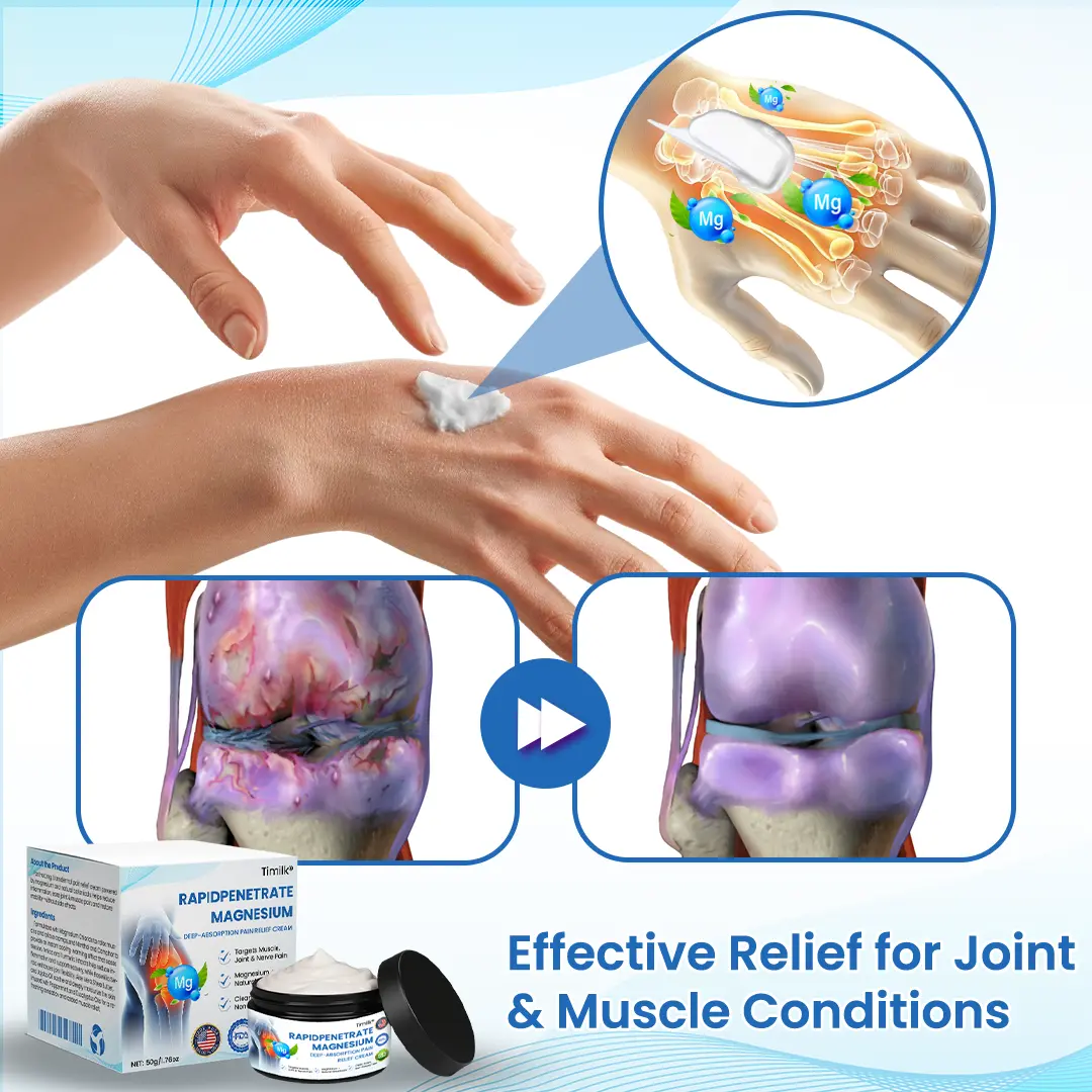 RapidPenetrate Magnesium Deep-Absorption Pain Relief Cream - Image 7