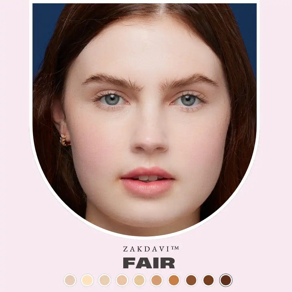 Zakdavi Super Coverage Foundation with Buffing Brush - Image 4