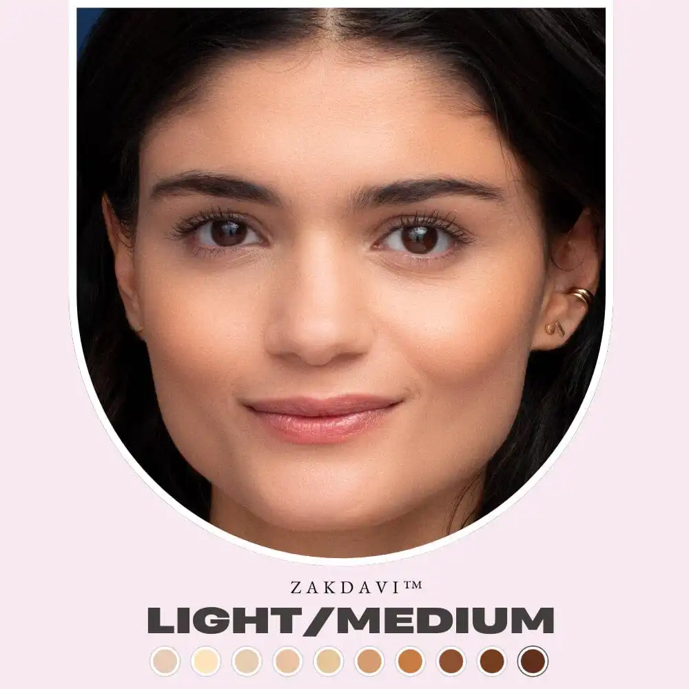 Zakdavi Super Coverage Foundation with Buffing Brush - Image 7