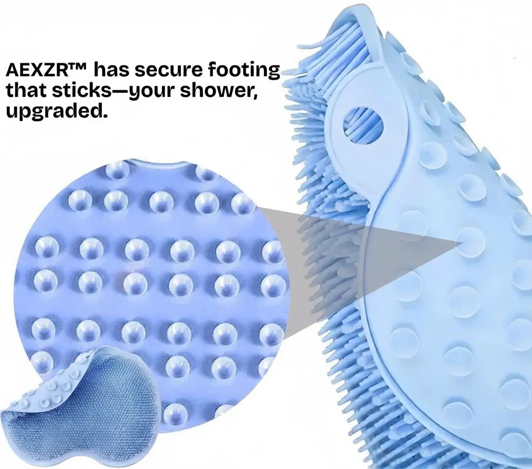 Shower Dual-Use Scrub & Massage Pad - Image 9