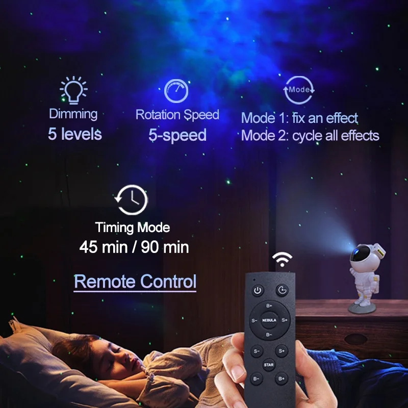 Astronaut Star Galaxy Projector Light - Image 3