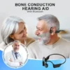 Bone Conduction Smart Hearing Aid Bluetooth Earphones