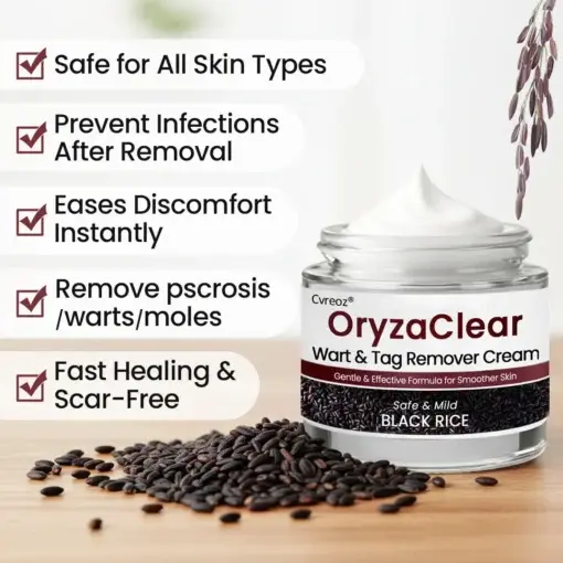 OryzaClear Black Rice Botanical Keratin-Softening Cream - Image 7