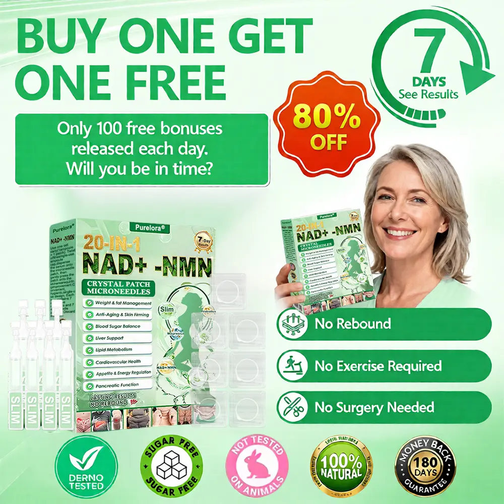 Crystal Microneedle Nano System with NAD⁺ Activation & 20-in-1 Slim & Healthy Pacth Solution - Image 11
