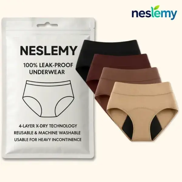 100% Leak-Proof Underwear 4-pack