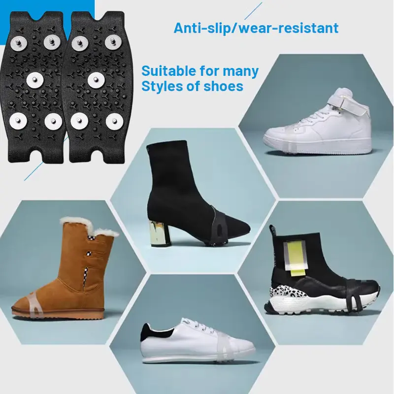 Titanium steel nail elastic shoe cover - Image 2