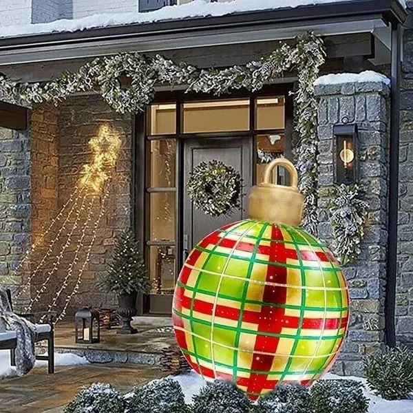 Outdoor Christmas PVC inflatable Decorated Ball - Image 4
