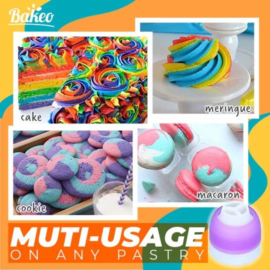 Tri-Color Pastry Nozzle - Image 4
