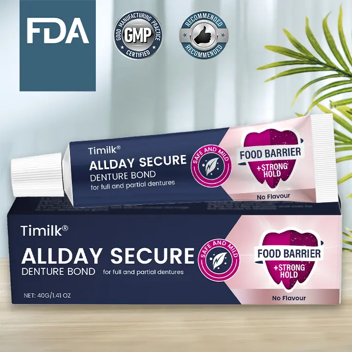 AllDay Secure Denture Bond — Fit Seal, Secure Hold Up to 4 Days