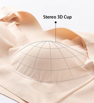 Seamless Front Buckle Support Bra - Image 17