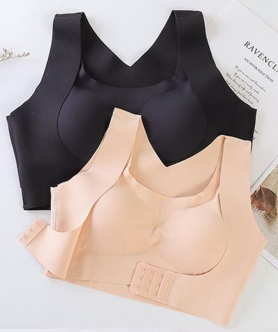 Seamless Front Buckle Support Bra - Image 23
