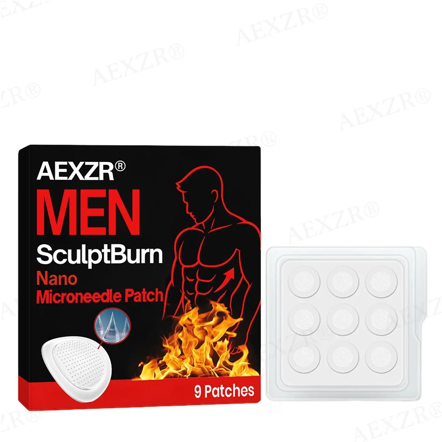 Men SculptBurn Nano Microneedle Patch - Image 8