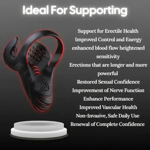 Vibrating Electric Male Masturbation Lock Ring Charging - Image 7