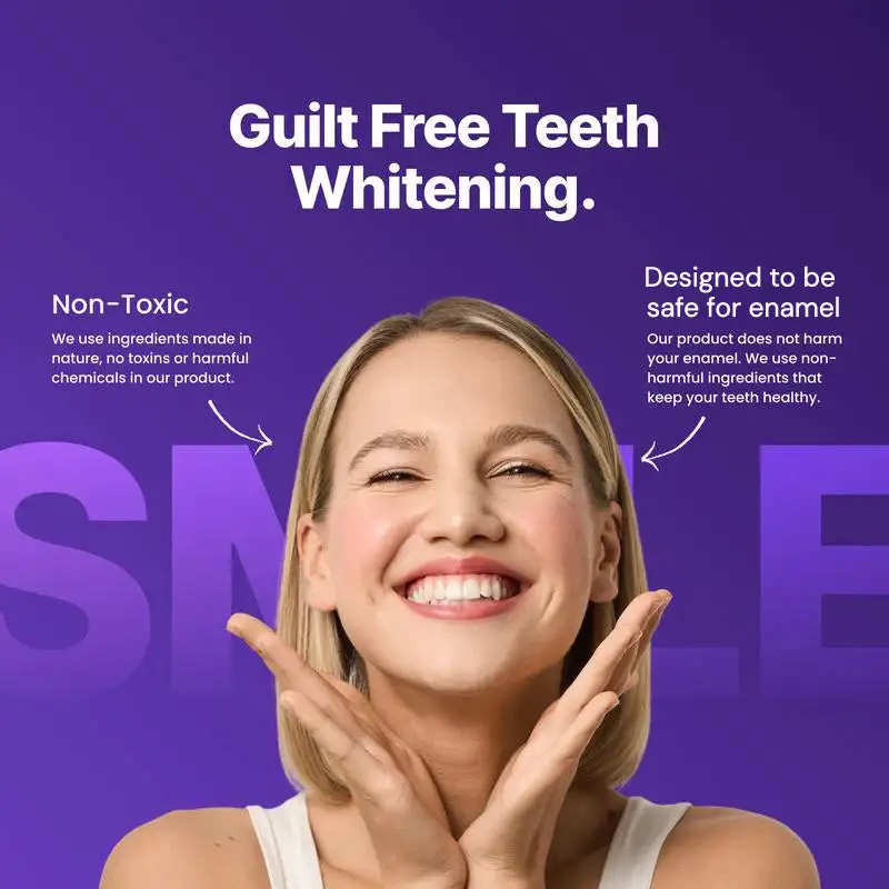 Purple Tooth Whitening Strips - Image 6