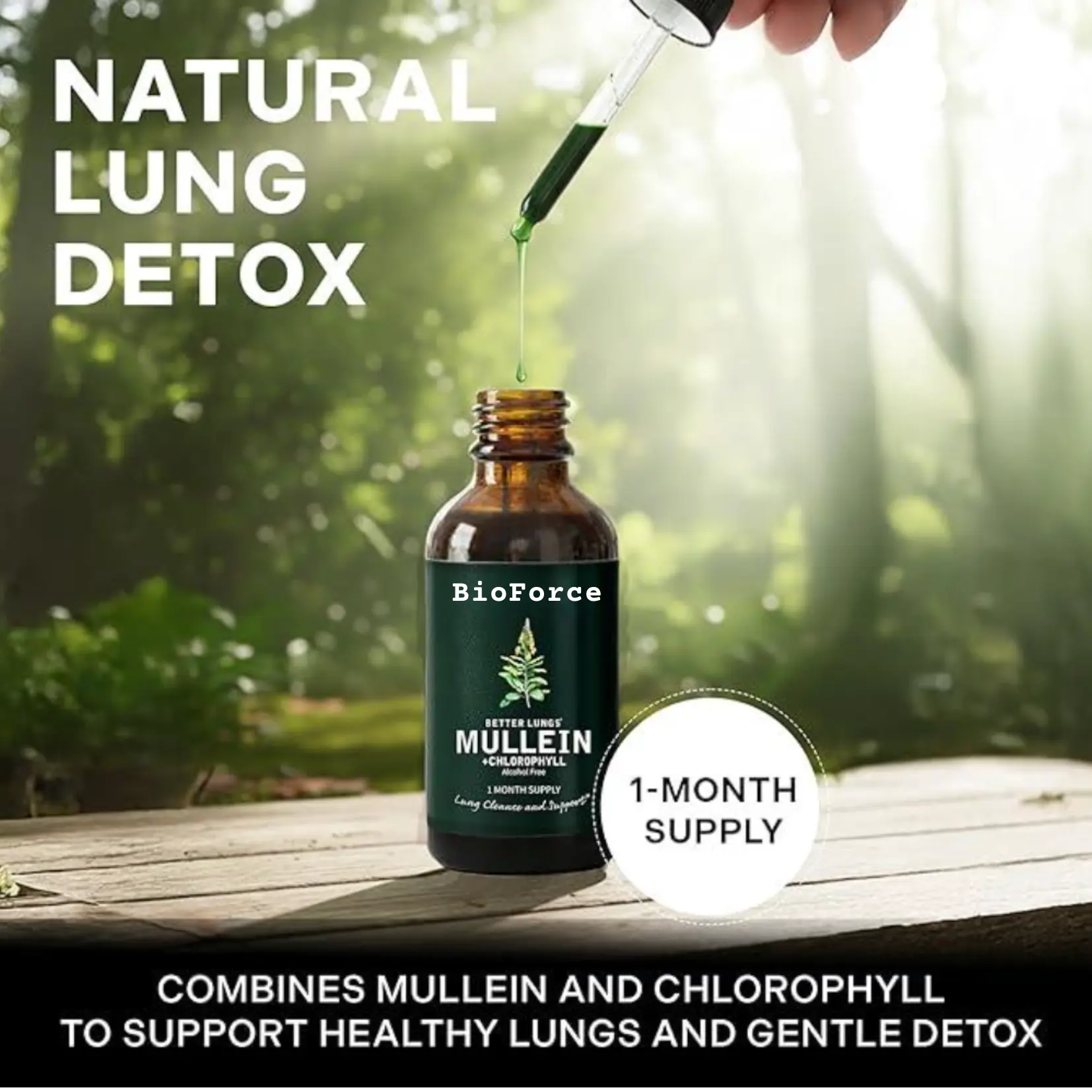 BioForce Mullein Chlorophyl Drops - Image 6