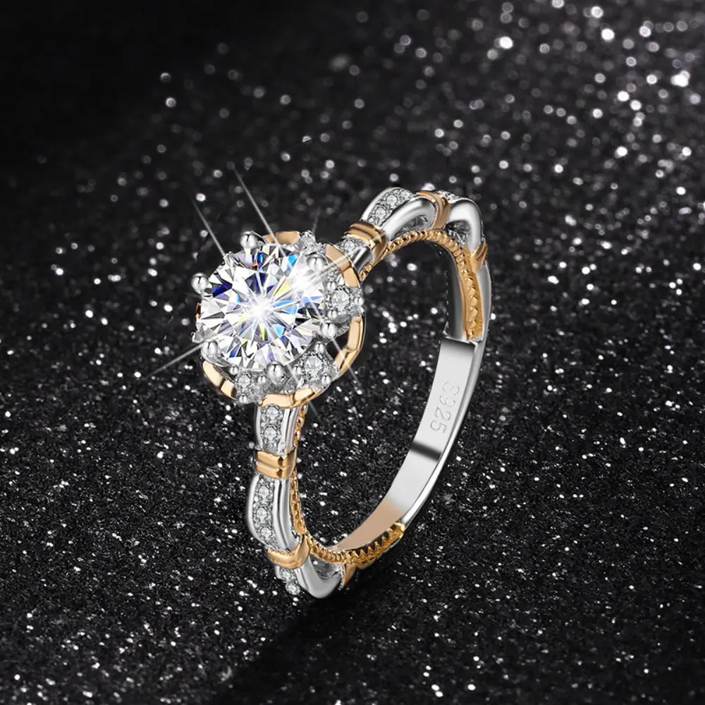 Rose Moissanite Ring - Image 2