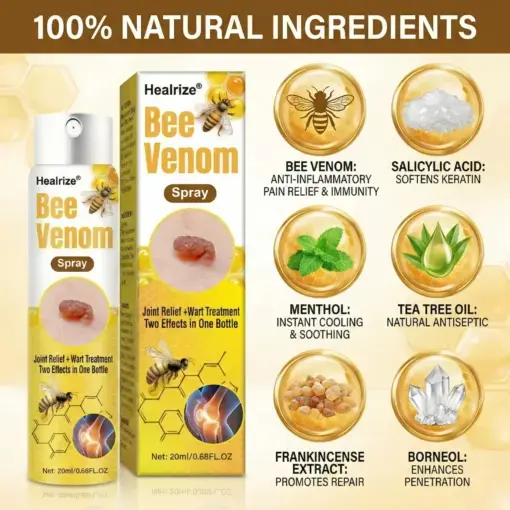 Bee Venom Spray Joint Relief Wart Treatment - Image 5