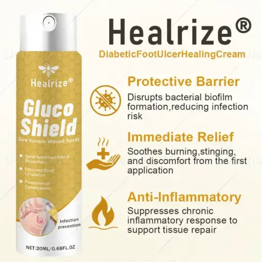 GlucoShield Bee Venom Wound Spray - Image 3