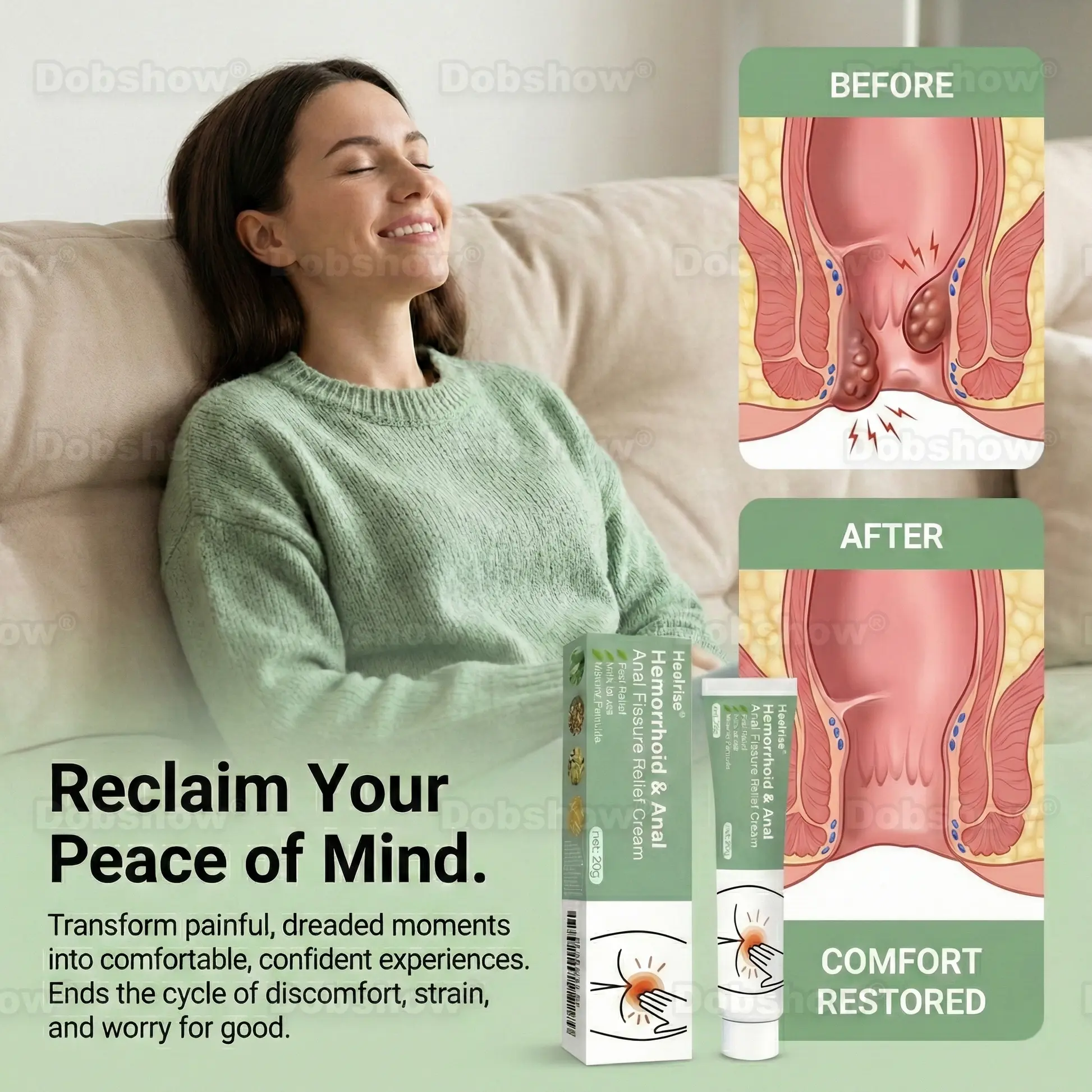 Hemorrhoid & Anal Fissure Relief Cream - Image 9
