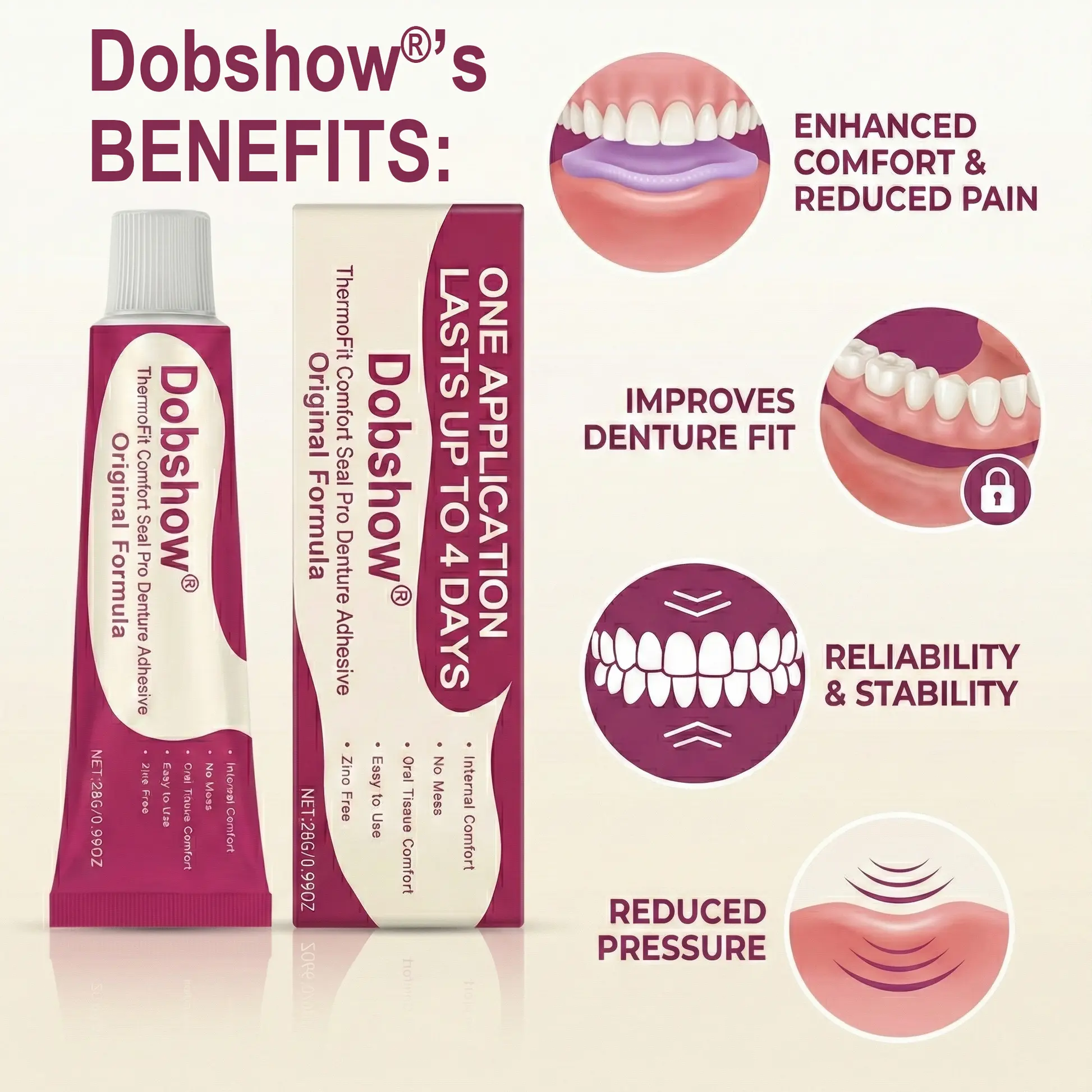ThermoFit Comfort Seal Pro Denture Adhesive - Image 3