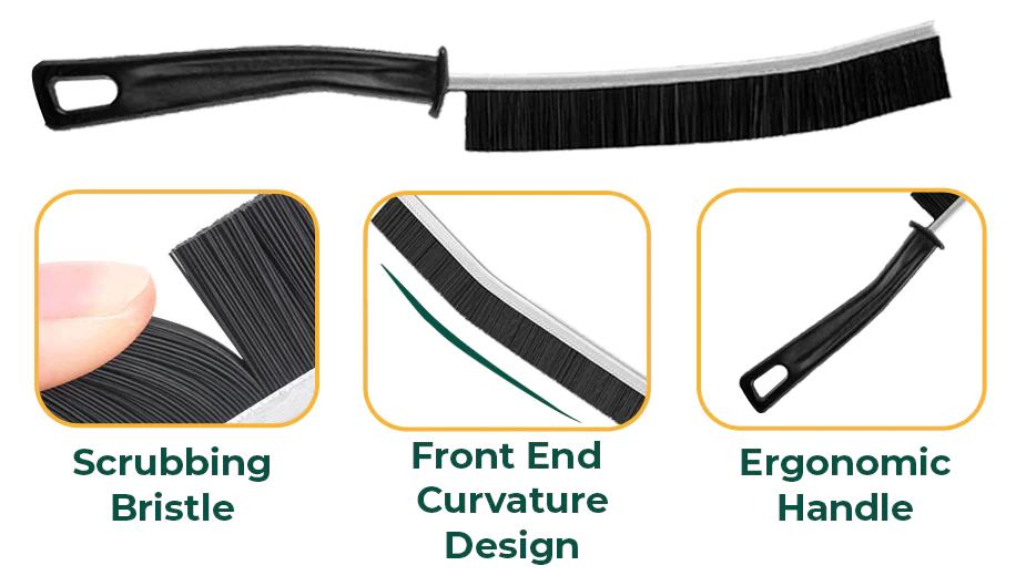 SwiftShine Hard Bristle Gap Cleaning Brushes Kit - Image 5