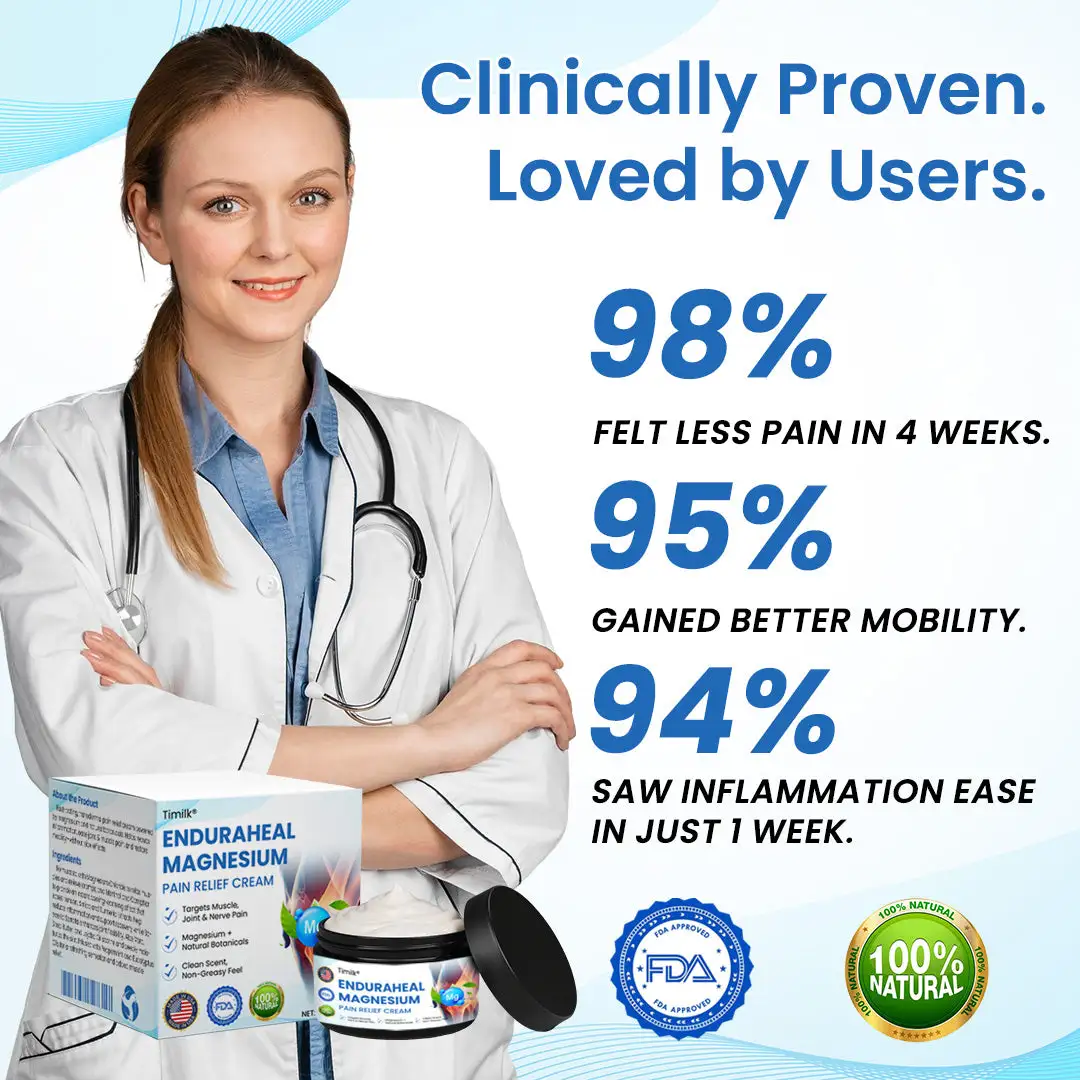 EnduraHeal Magnesium Pain Relief Cream - Image 9