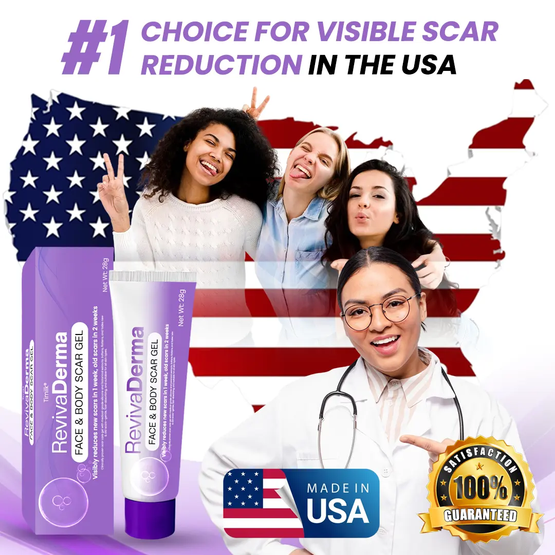 RevivaDerma Face & Body Scar Gel - Image 6