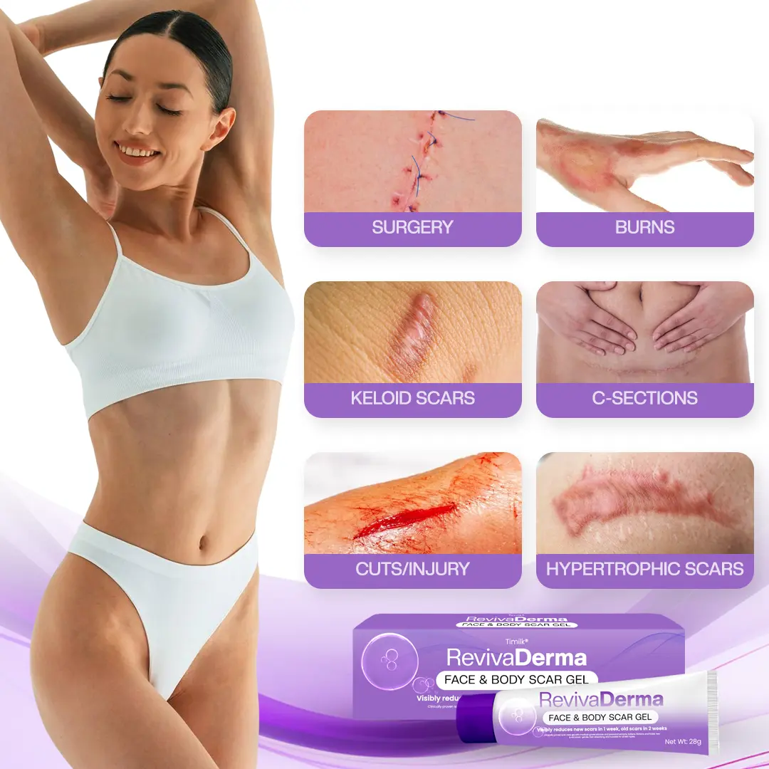 RevivaDerma Face & Body Scar Gel - Image 9