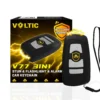 VOLTIC V77 3in1 Stun & Flashlight & Alarm Car Keychain