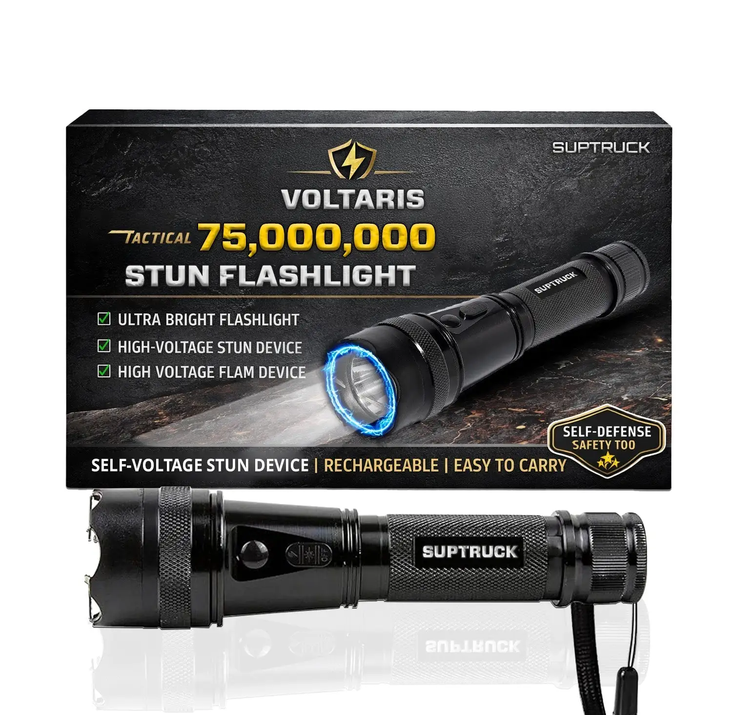 VoltGuard 95M Stun Flashlight