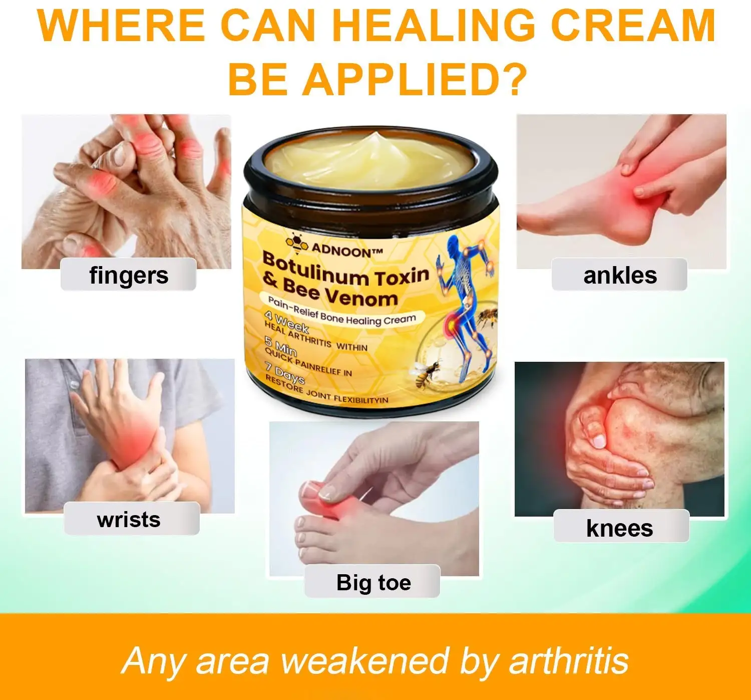 Winter Sale Botulinum Toxin and Bee Venom Pain Relief Bone Healing Cream - Image 6