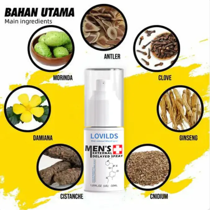 LOVILDS Men’s Long-Lasting and Stronger Delay Spray - Image 3