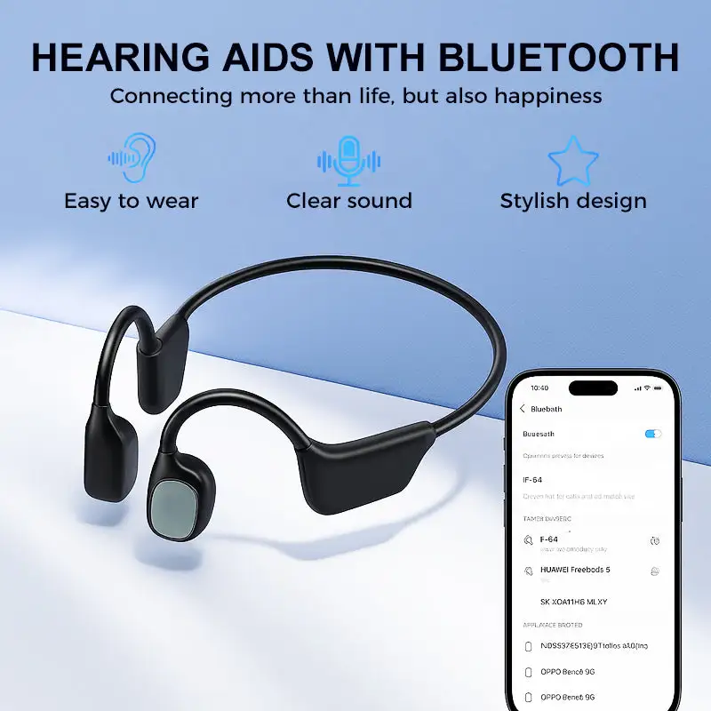 osseous conduction Ergonomic Bone-Vibration Clarity Earphones - Image 6