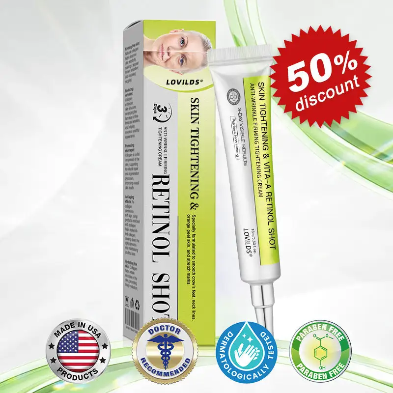 Wrinkle-Lift Tightening Cream See firmer, smoother skin in as little as 3 days