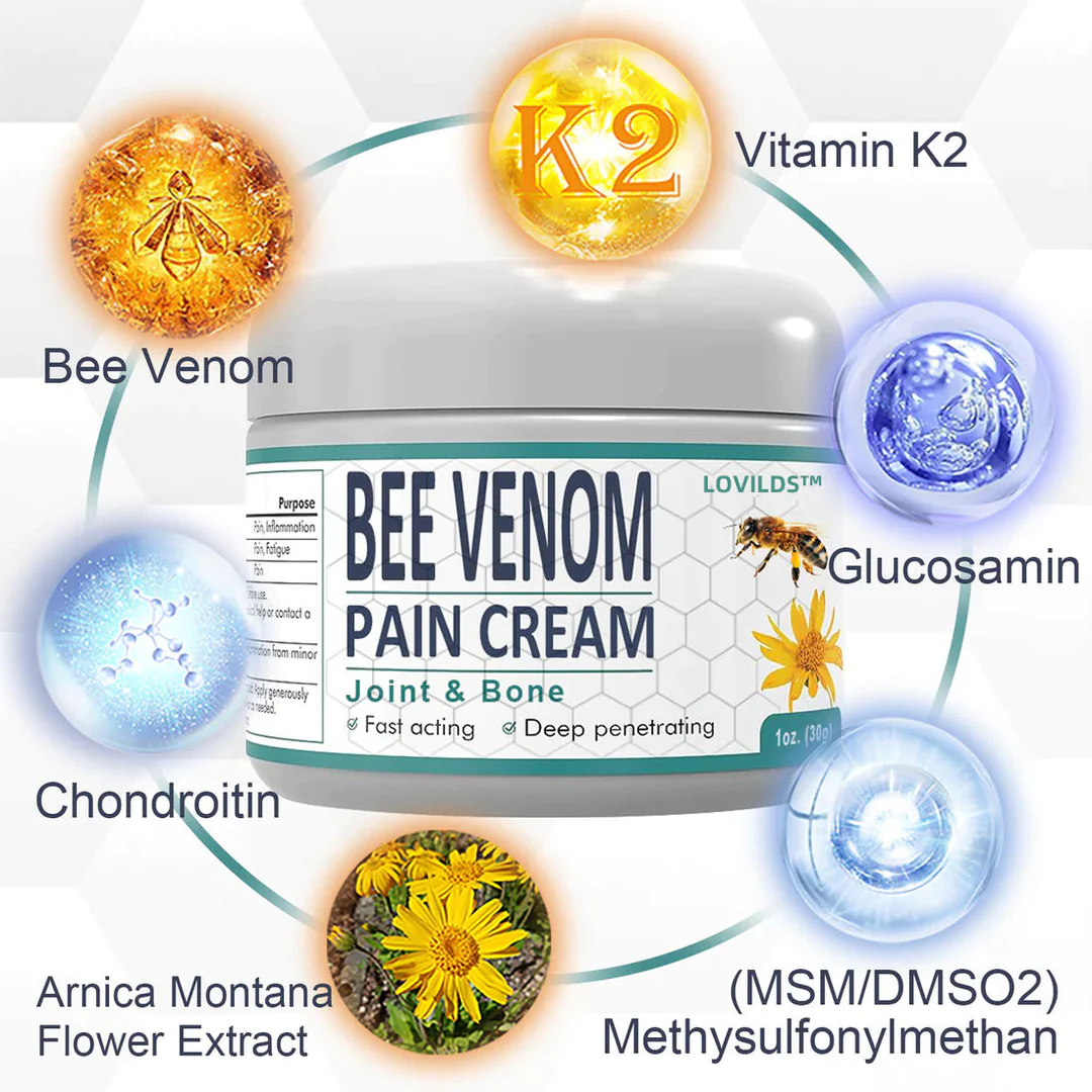 Bee Venom Pain and Bone Healing Cream - Image 4